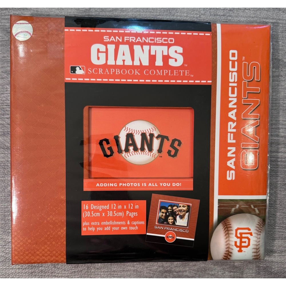 New San Francisco Giants Scrapbook Photo Album CR Gibson 12x12 MLB Baseball